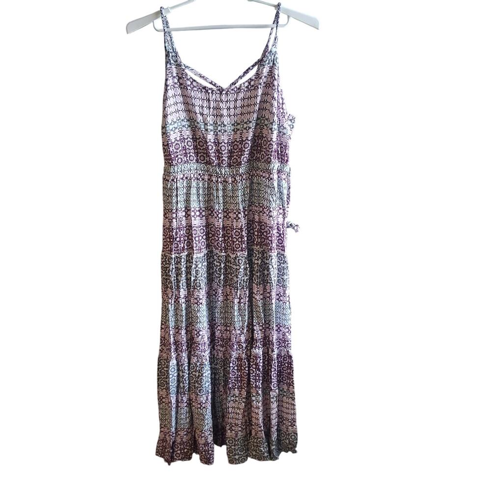 Torrid challis maxi dress womens 2 2X mosaic